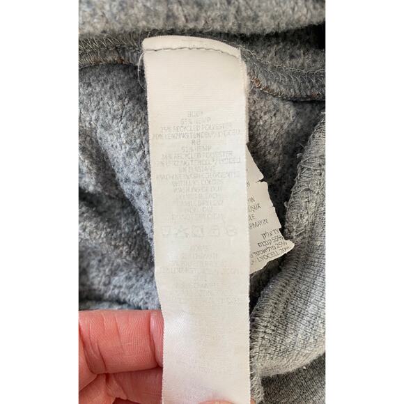 prAna Women's Size XS Gray Blue Brown Striped Hemp Blend Pullover Sweatshirt - Picture 4 of 6